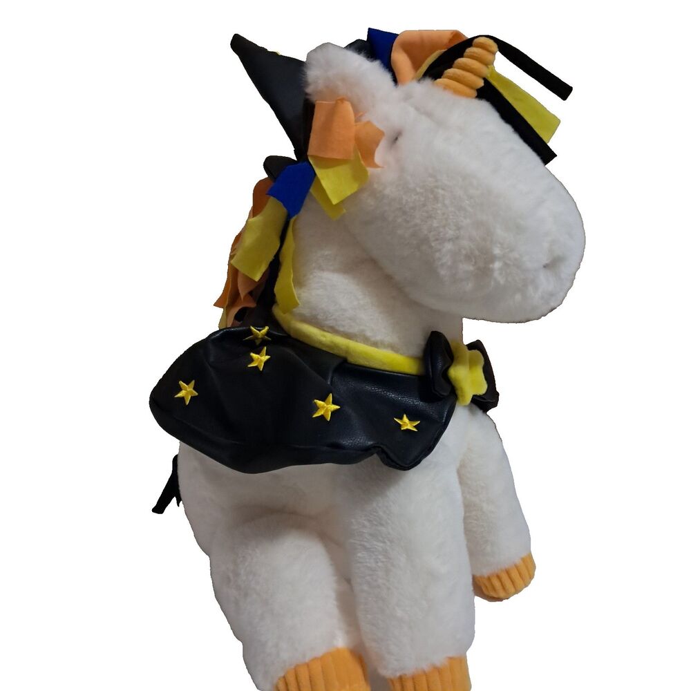 Gigglescape Unicorn Witch Halloween Plush 13" Target Exclusive Black Cape Toy